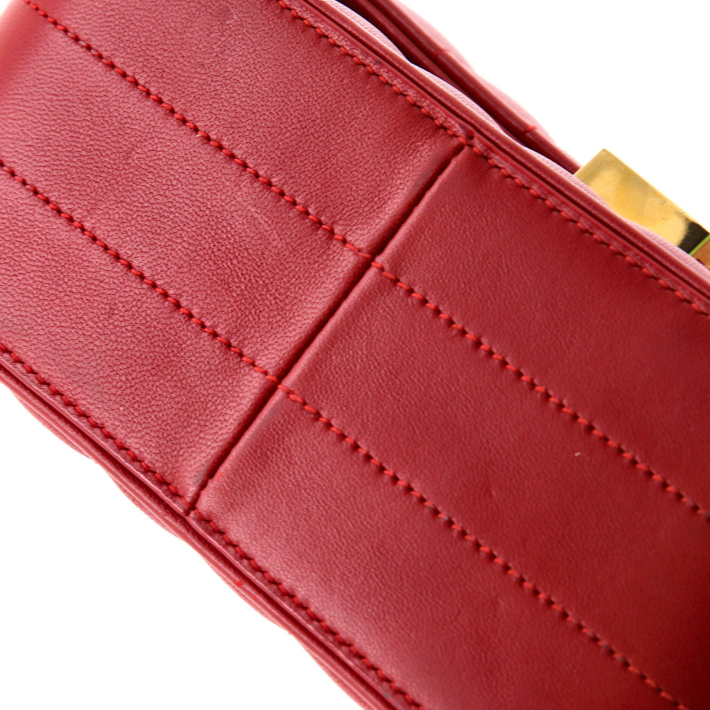 Vicky Crossbody Bag Vertical Quilted Leather Medium