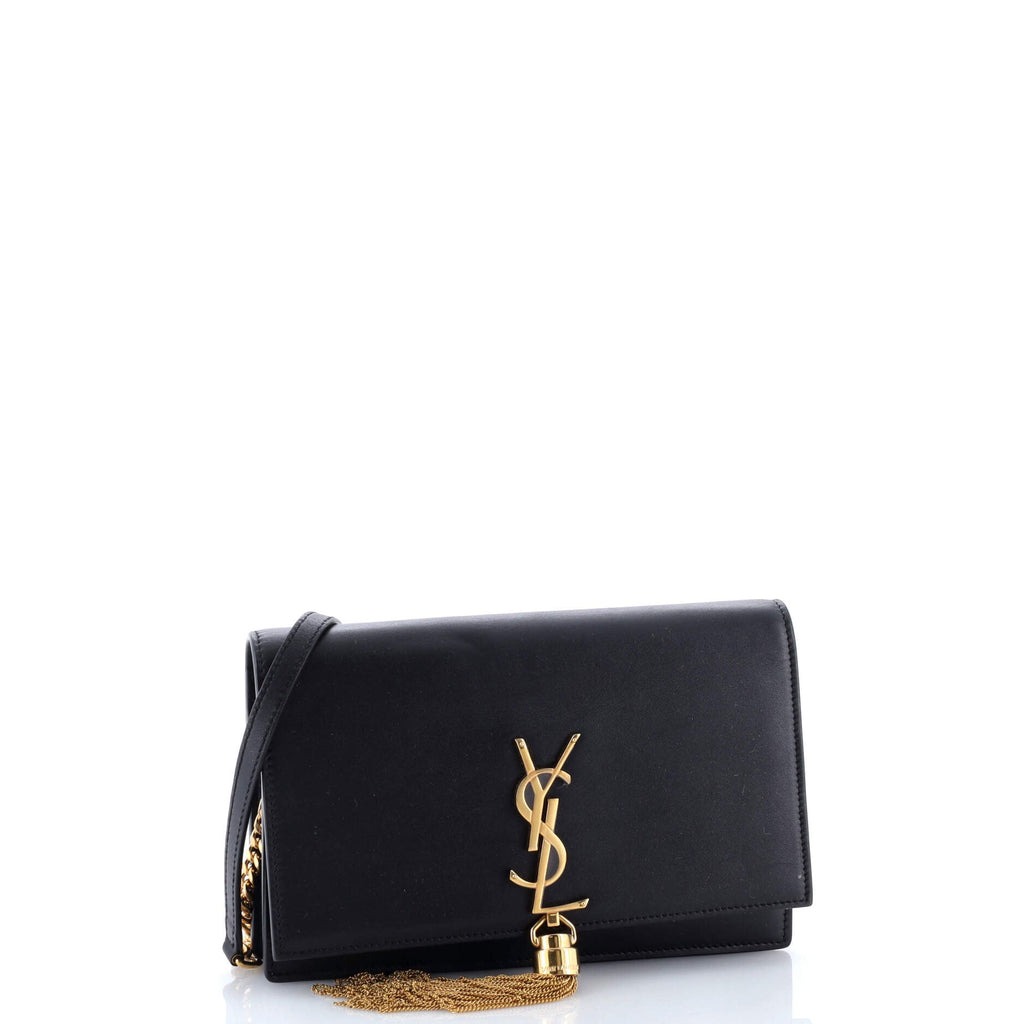 Classic Monogram Tassel Chain Wallet Leather