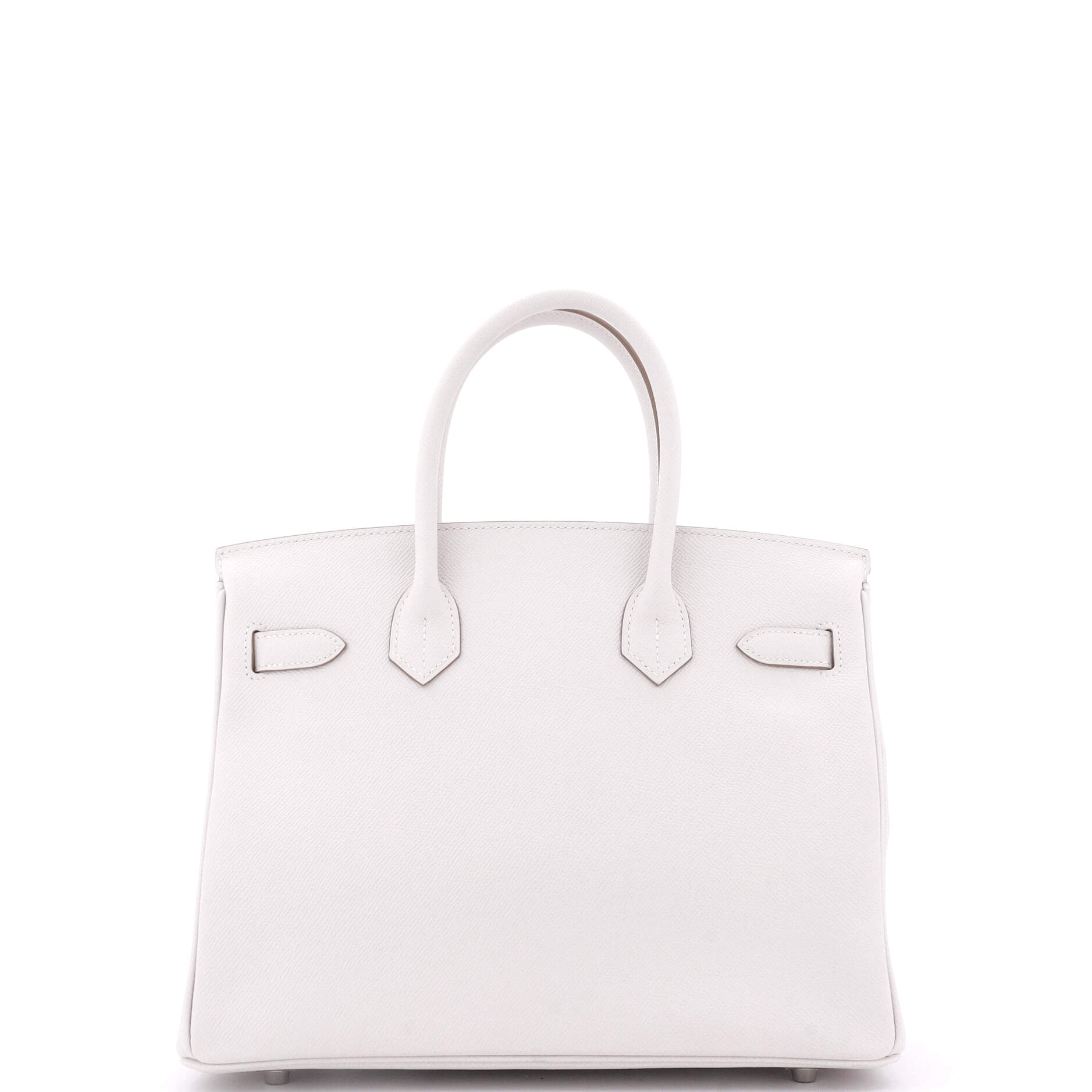 Birkin Handbag Light Epsom with Palladium Hardware 30