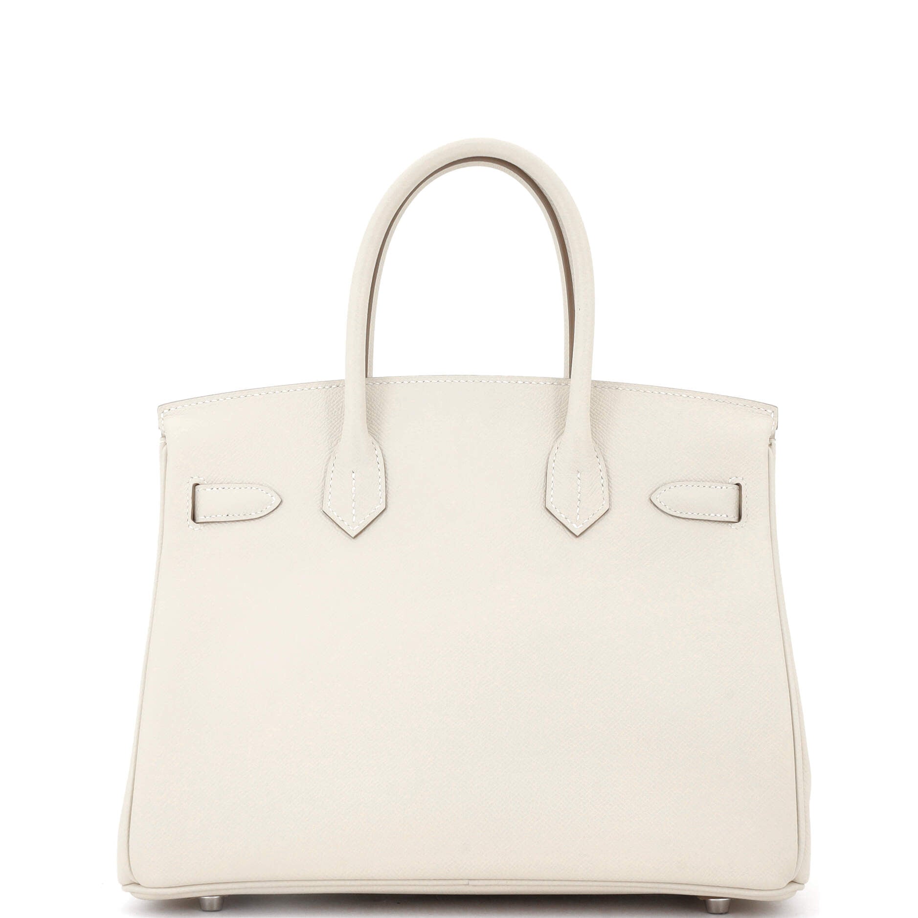 Birkin Handbag Light Epsom with Palladium Hardware 30