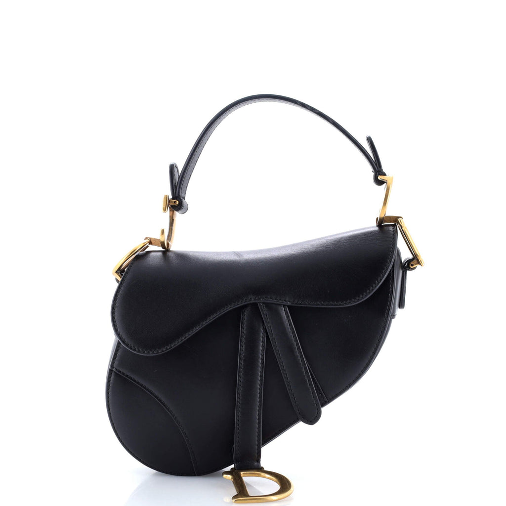 Saddle Handbag Leather Mini