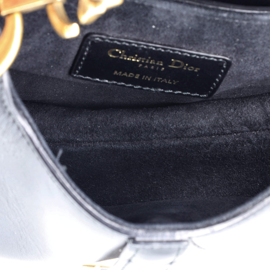 Saddle Handbag Leather Mini