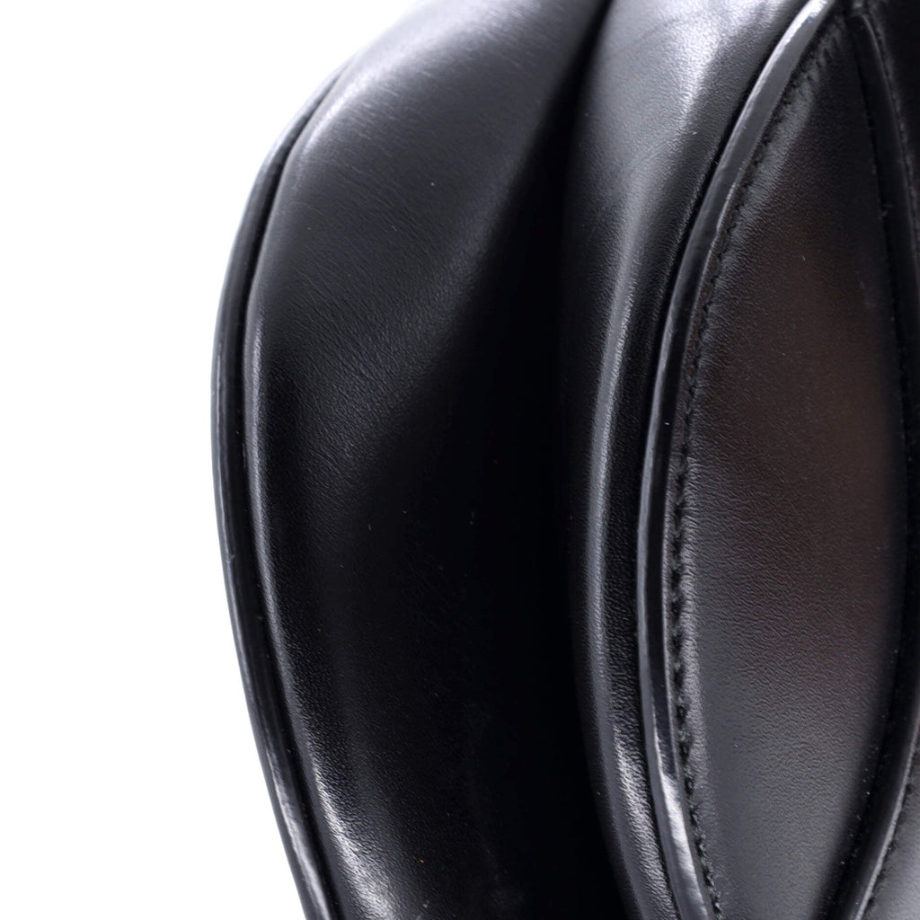 Saddle Handbag Leather Mini