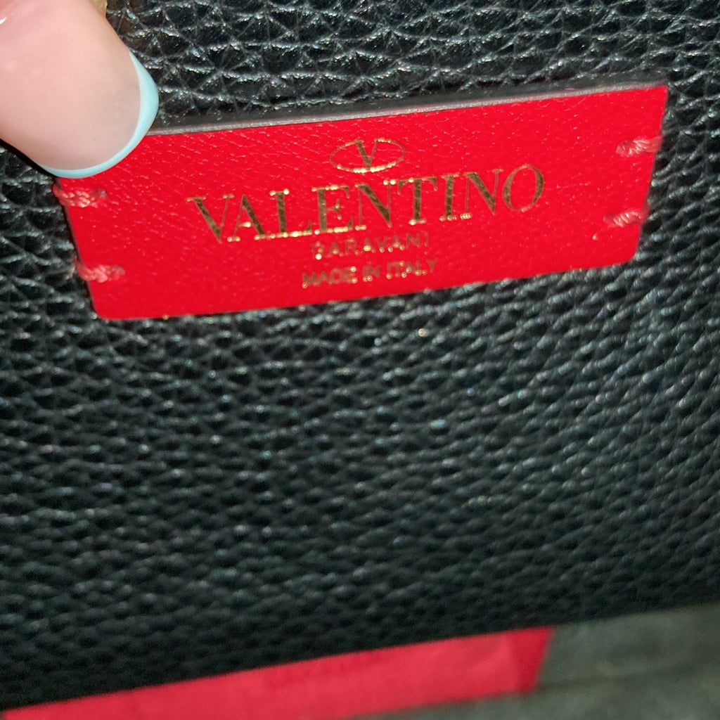Rockstud Flip Lock Saddle Bag Leather Small