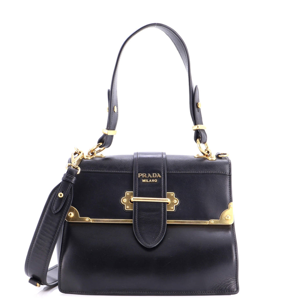 Cahier Convertible Shoulder Bag City Calf and Saffiano Medium
