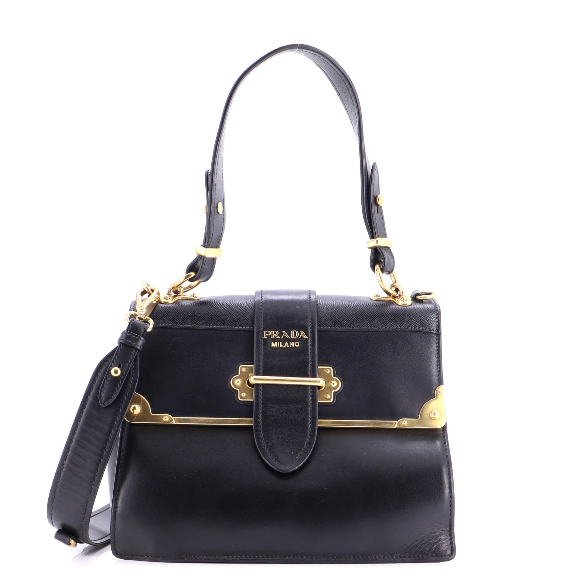 Cahier Convertible Shoulder Bag City Calf and Saffiano Medium