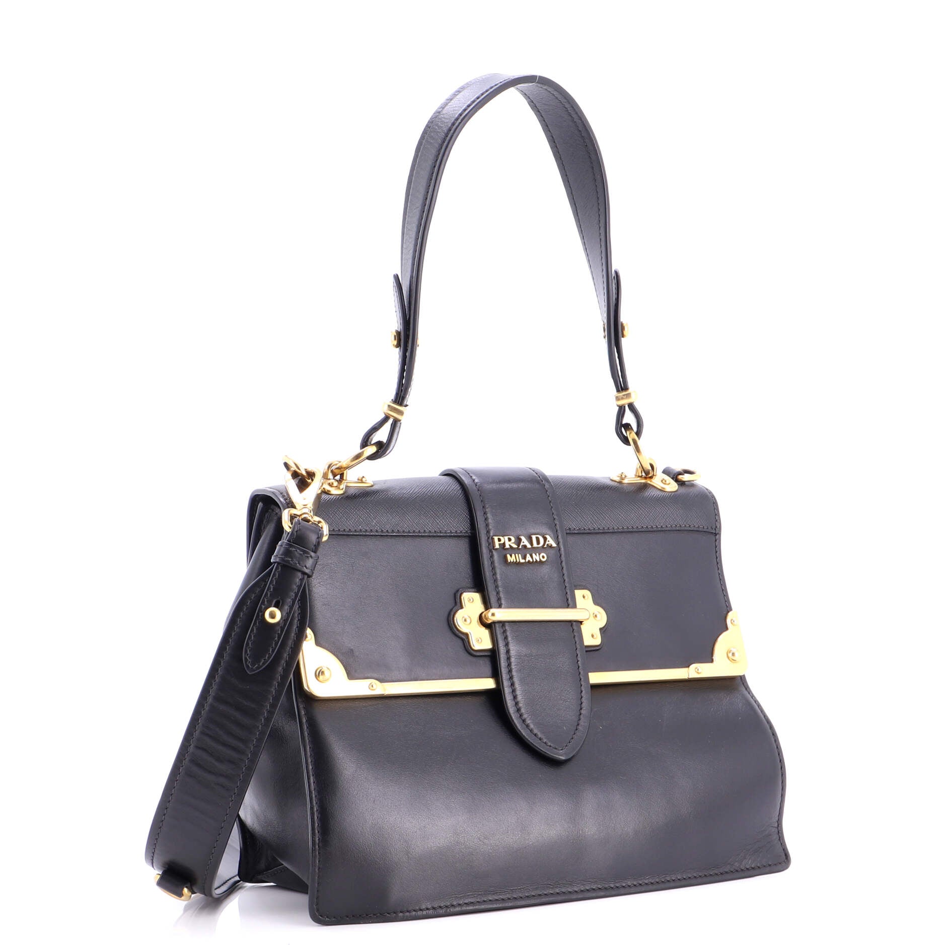 Cahier Convertible Shoulder Bag City Calf and Saffiano Medium