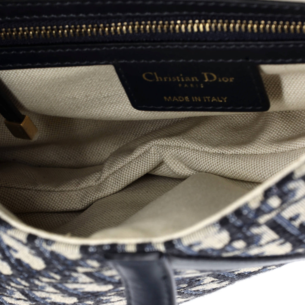 Saddle Handbag Oblique Canvas Medium