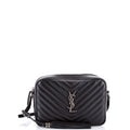 Lou Camera Bag Matelasse Chevron Leather Small