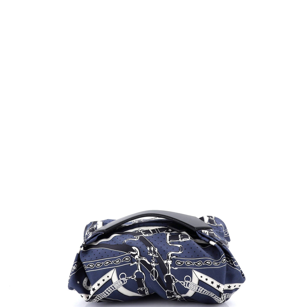 Balusoie Bag Printed Silk and Leather