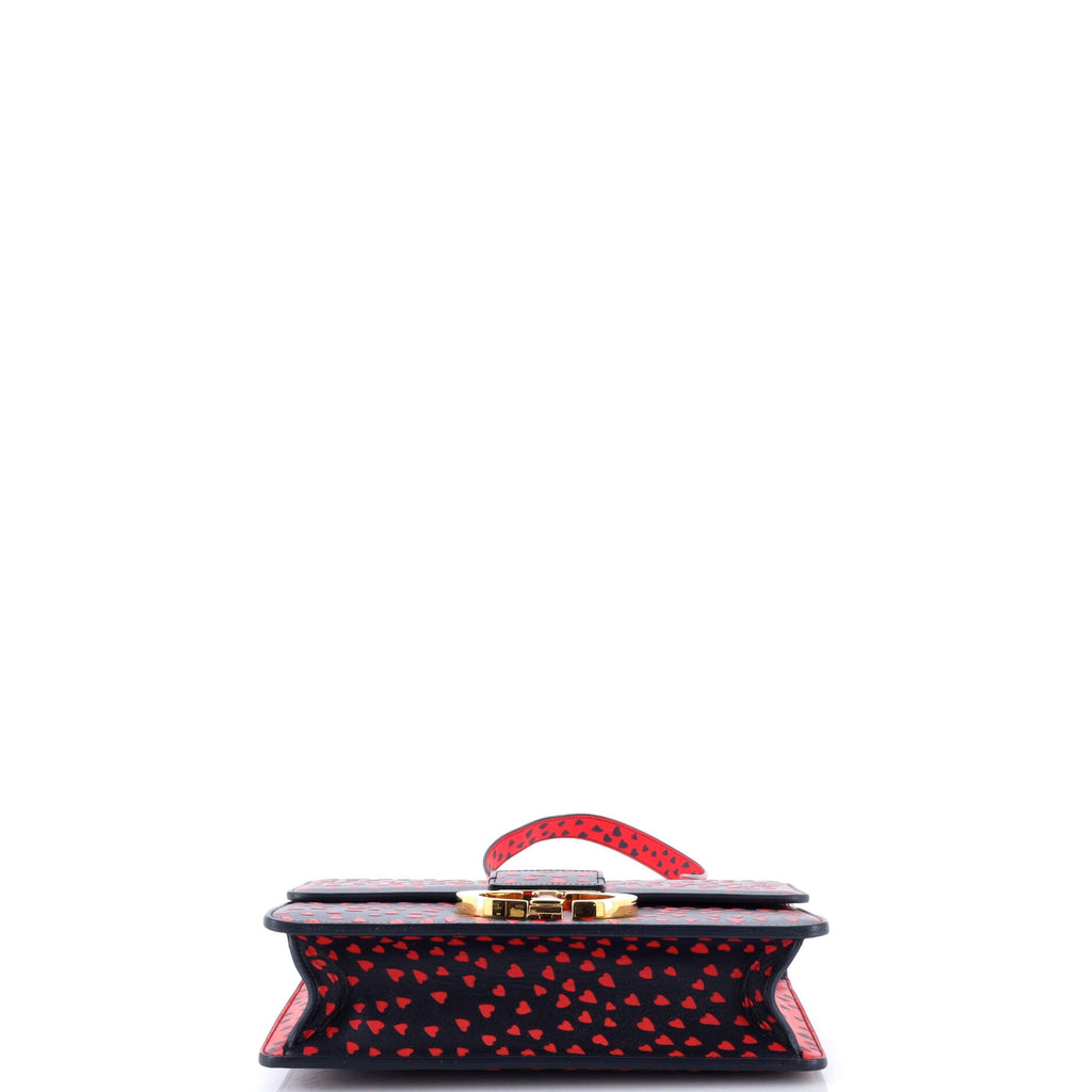 30 Montaigne Flap Bag Printed Leather