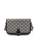 Folco Messenger Bag Triomphe Coated Canvas and Leather Small