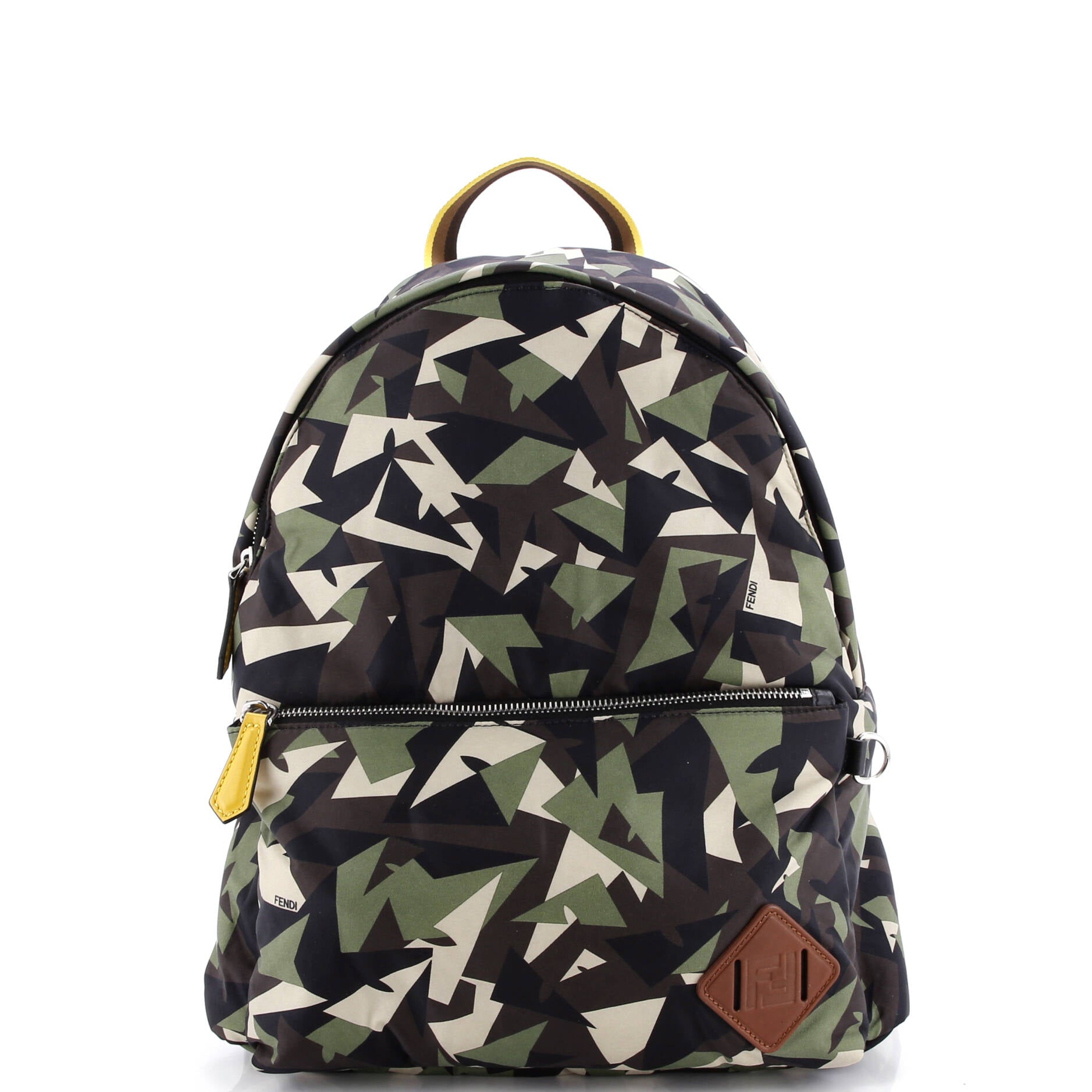 Front Pocket Backpack Printed Nylon Large