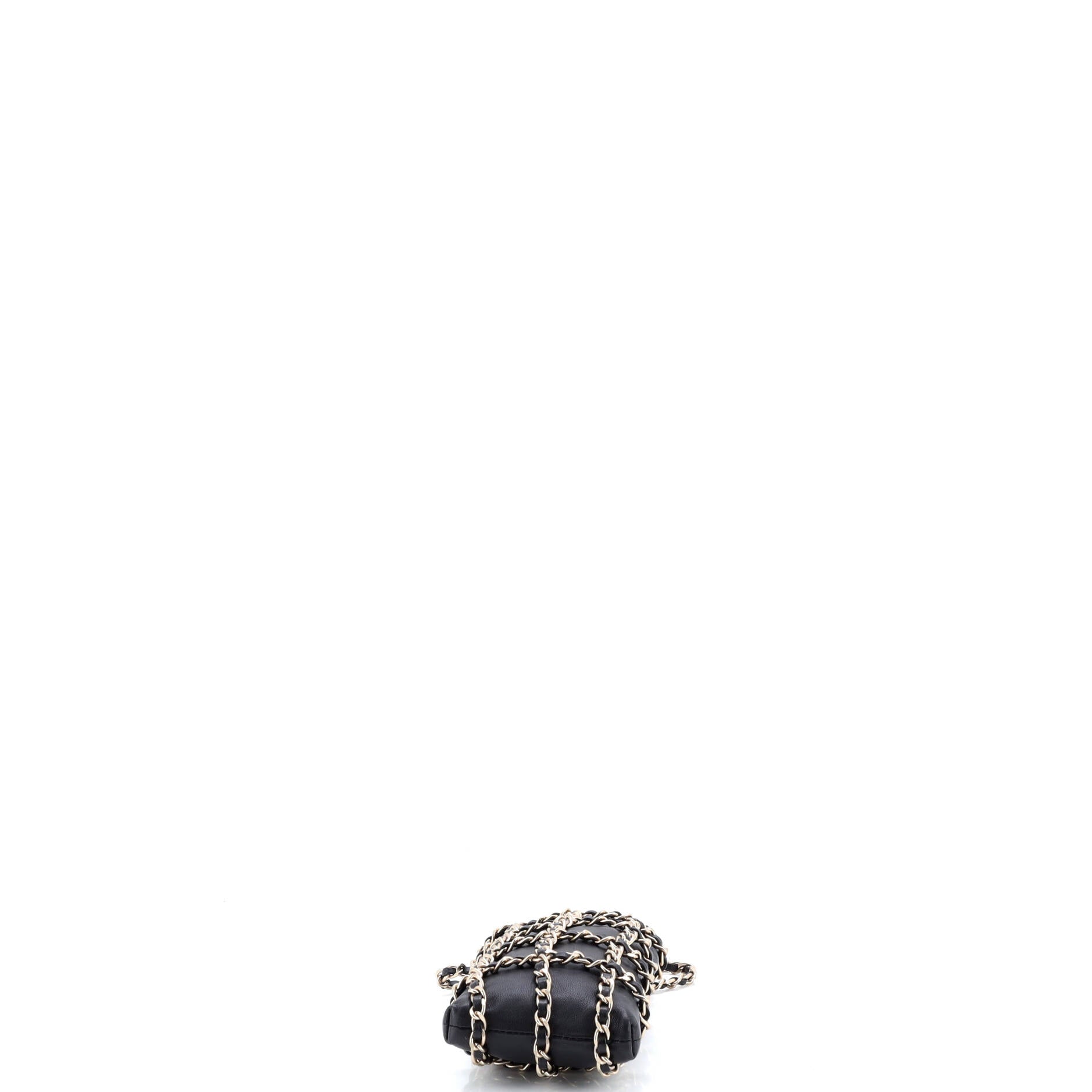 Tech Me Out Clutch With Chain Lambskin
