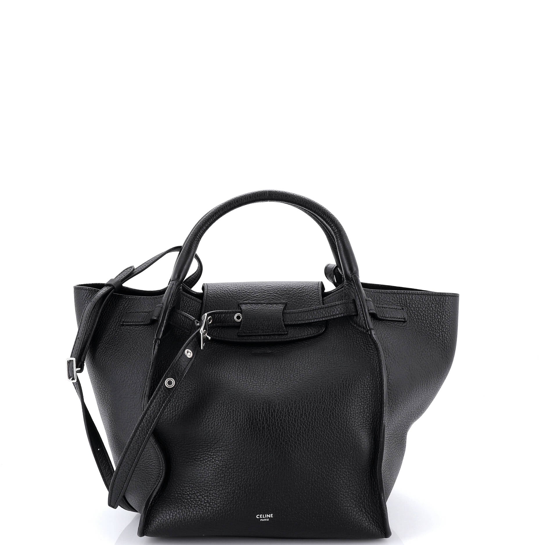 Big Bag Grained Calfskin Small