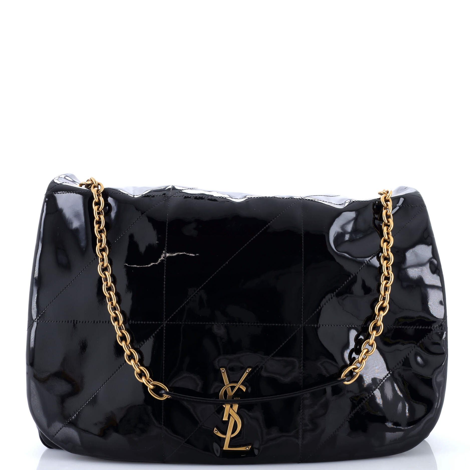 Jamie 4.3 Shoulder Bag Quilted Patent Large
