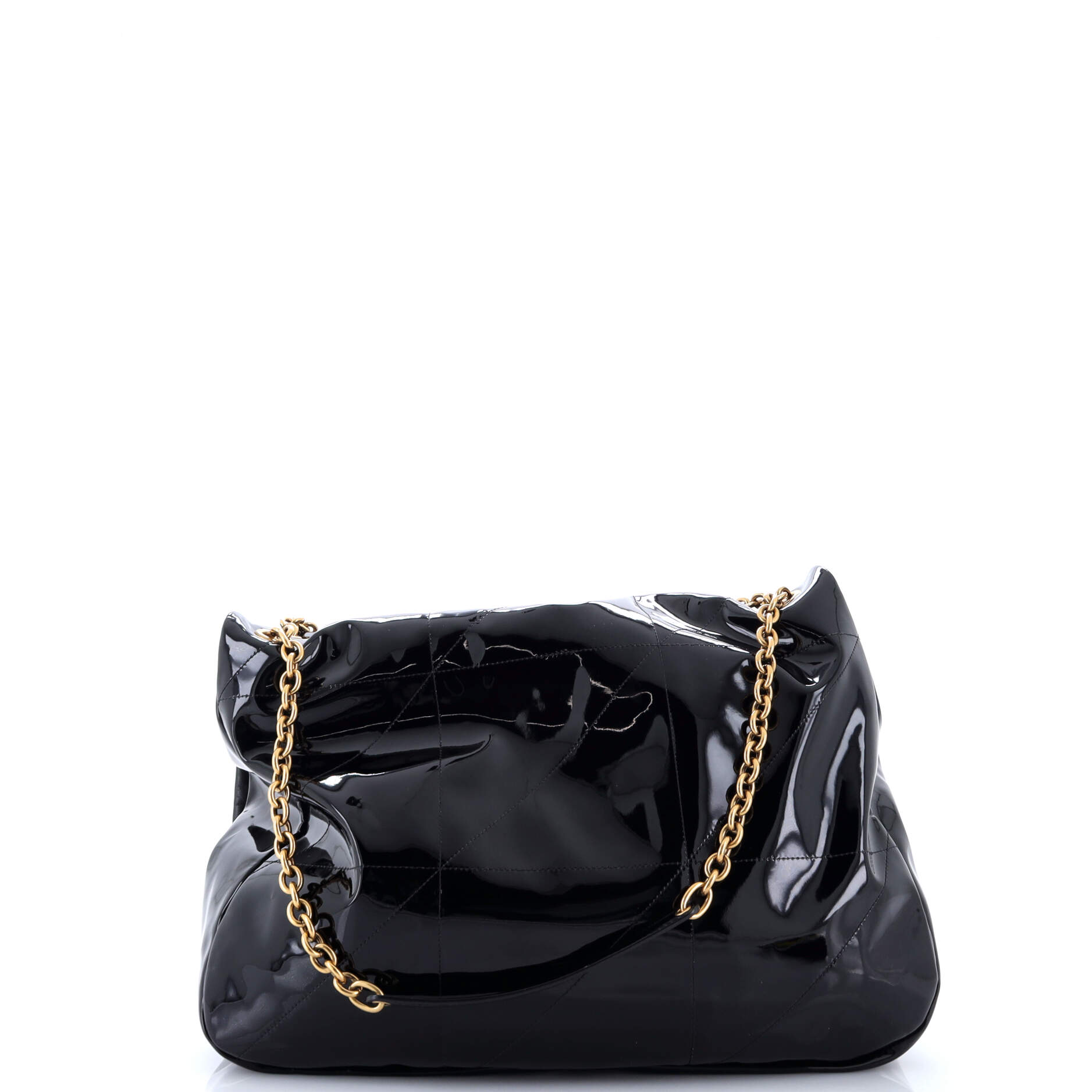 Jamie 4.3 Shoulder Bag Quilted Patent Large