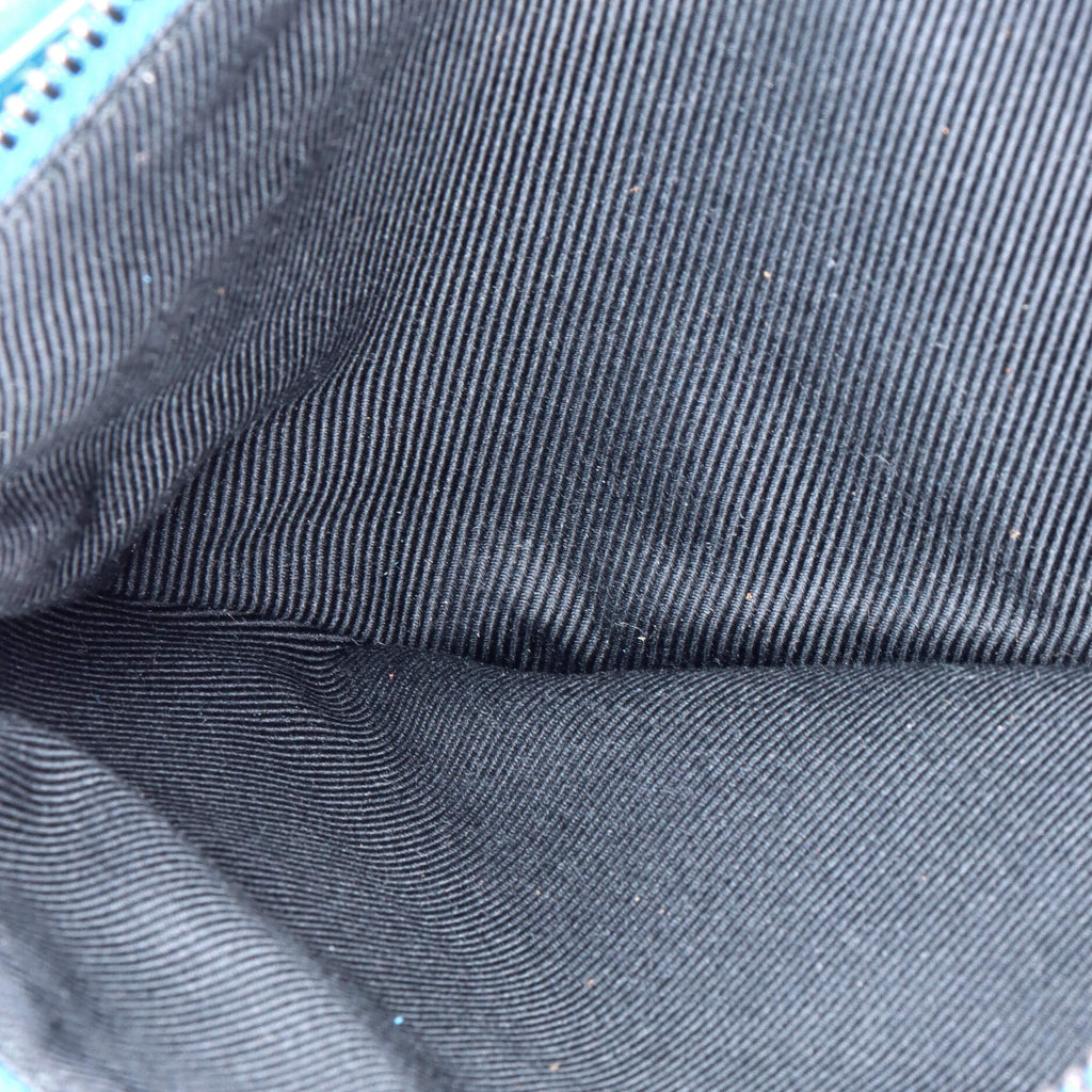 Triple Zip Messenger Intrecciato Nappa Mini