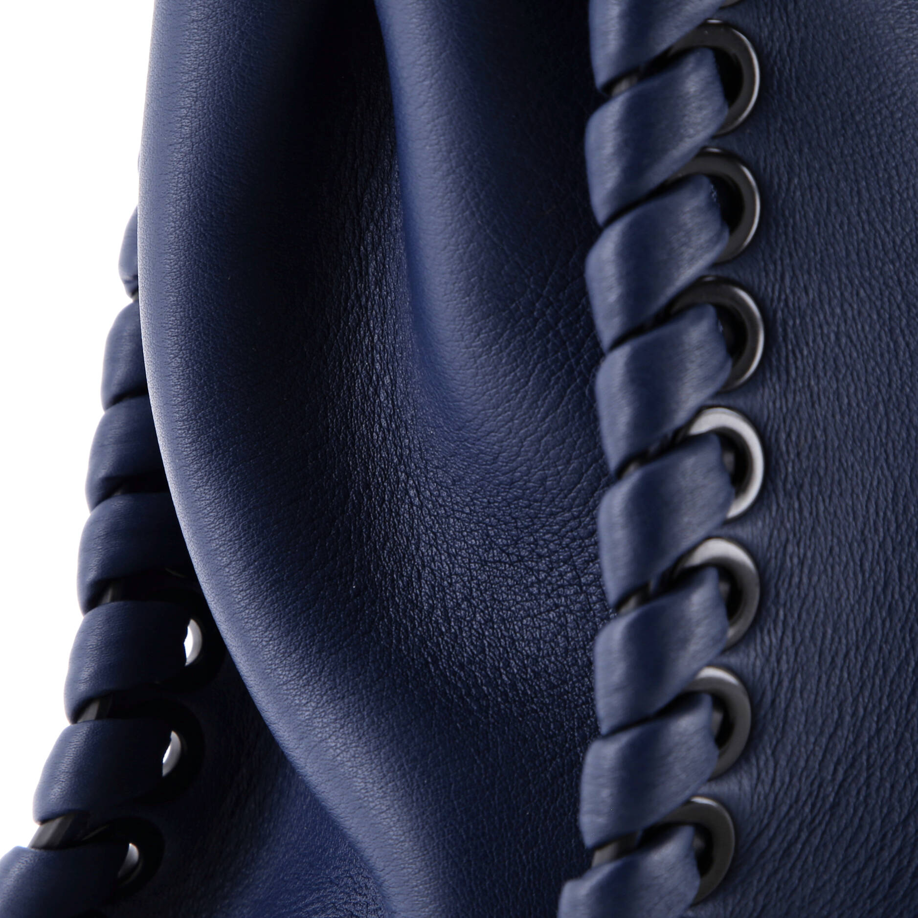 Peekaboo Bag Whipstitch Leather Regular