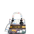 Lady D-Lite Bag Mizza Embroidered Canvas Medium
