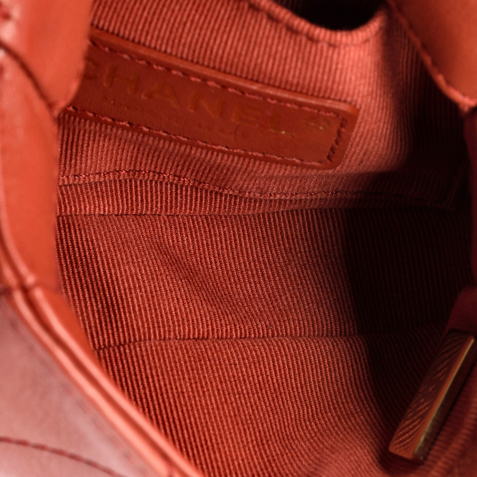 Framing Chain Flap Bag Quilted Calfskin Mini