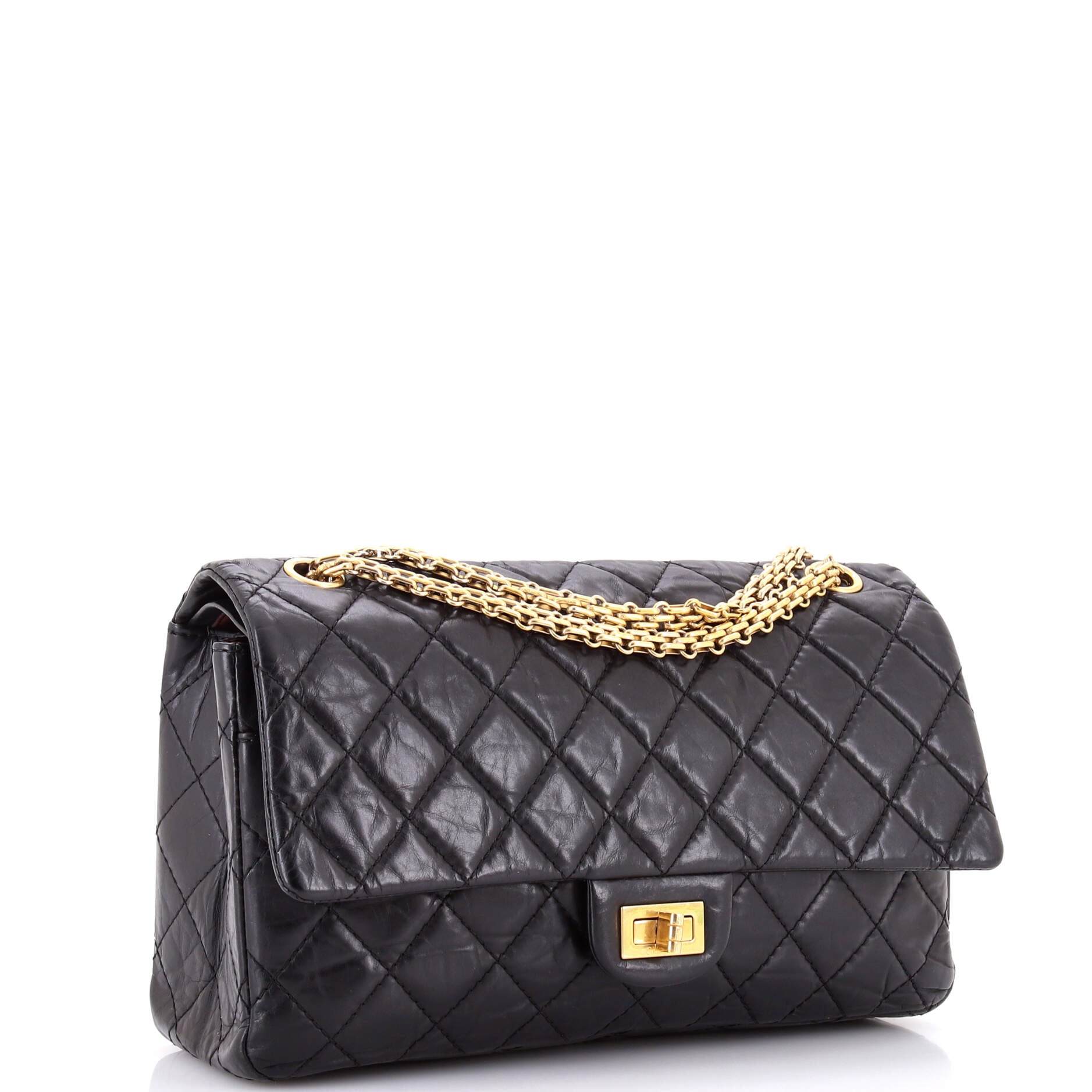 Reissue 2.55 Flap Bag Quilted Aged Calfskin 226