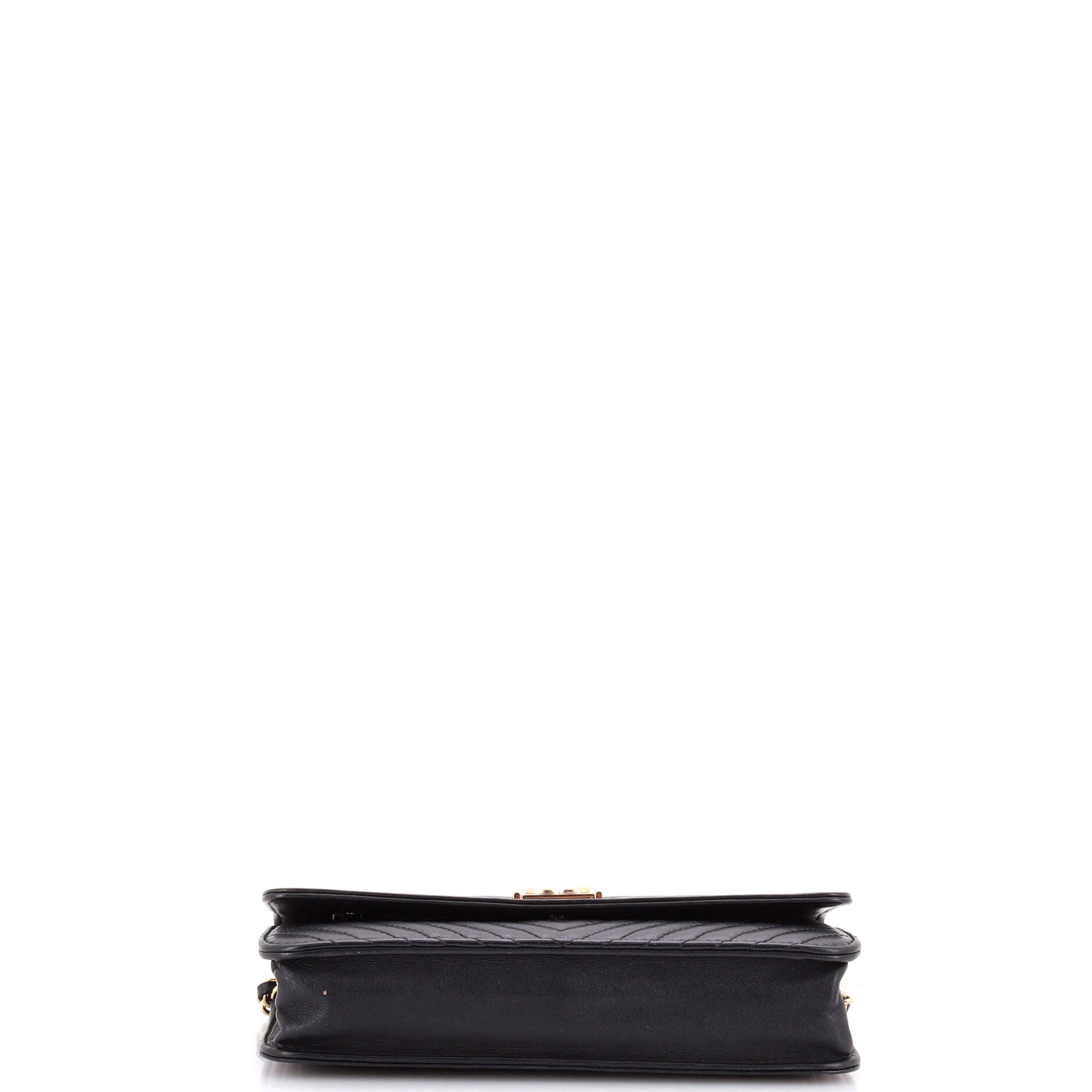 Boy Wallet on Chain Chevron Lambskin
