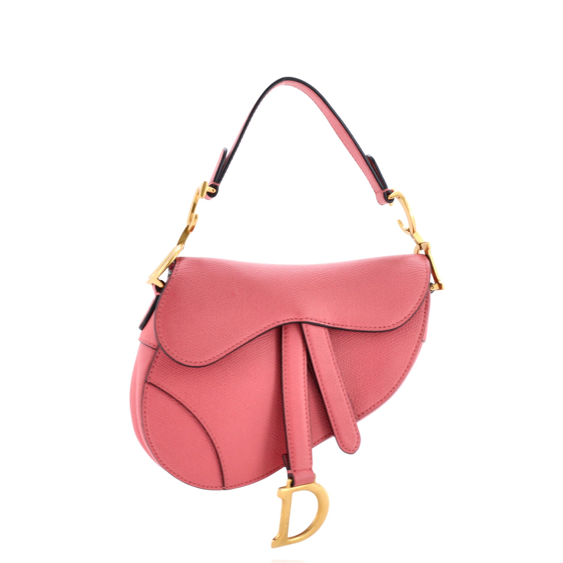 Saddle Handbag Leather Mini
