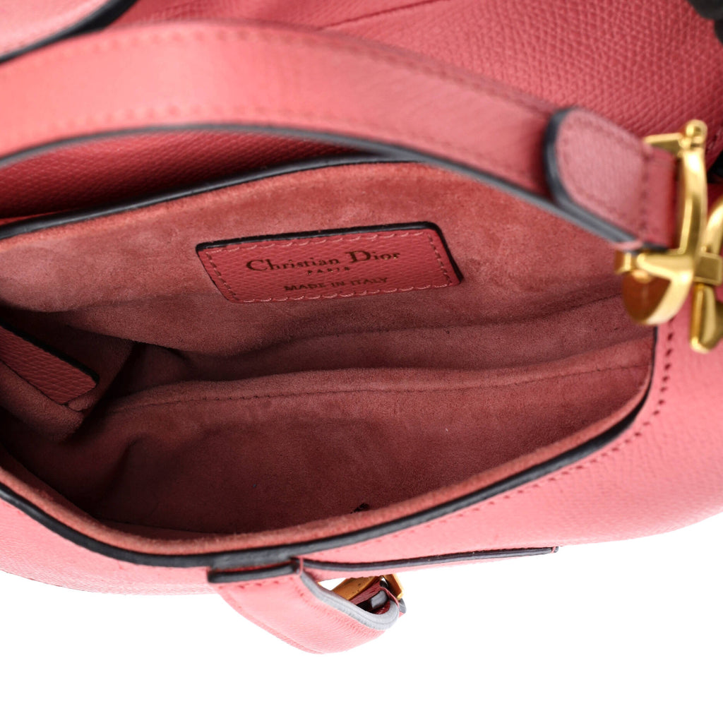 Saddle Handbag Leather Mini