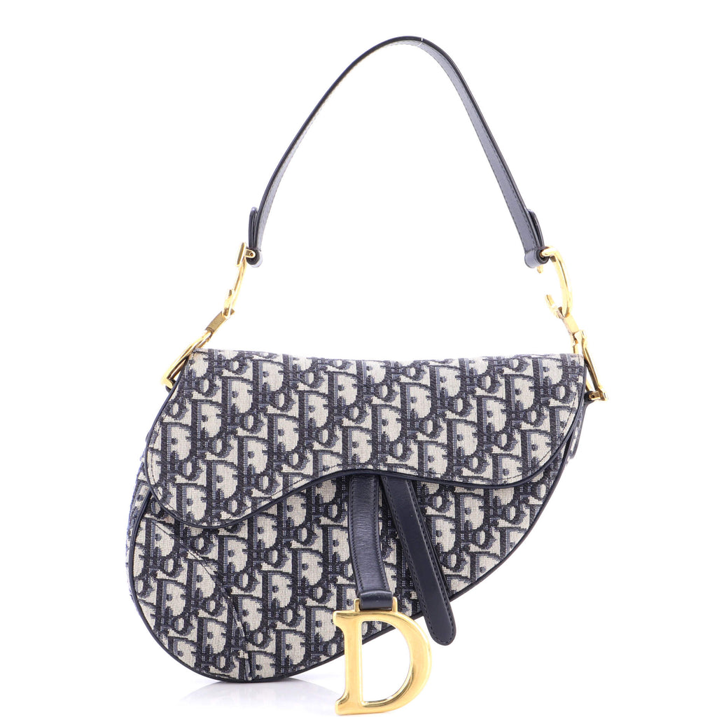 Saddle Handbag Oblique Canvas Medium