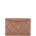 Classic Card Holder Quilted Caviar
