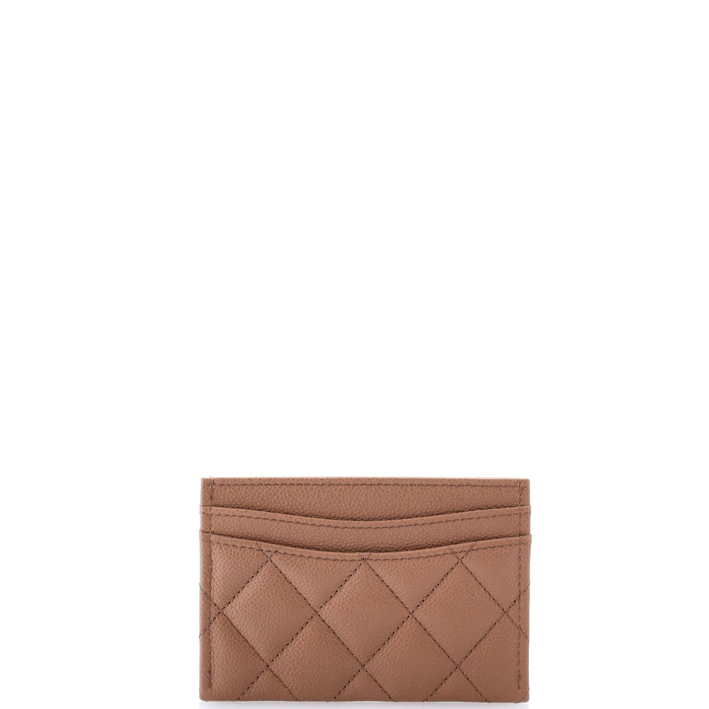 Classic Card Holder Quilted Caviar