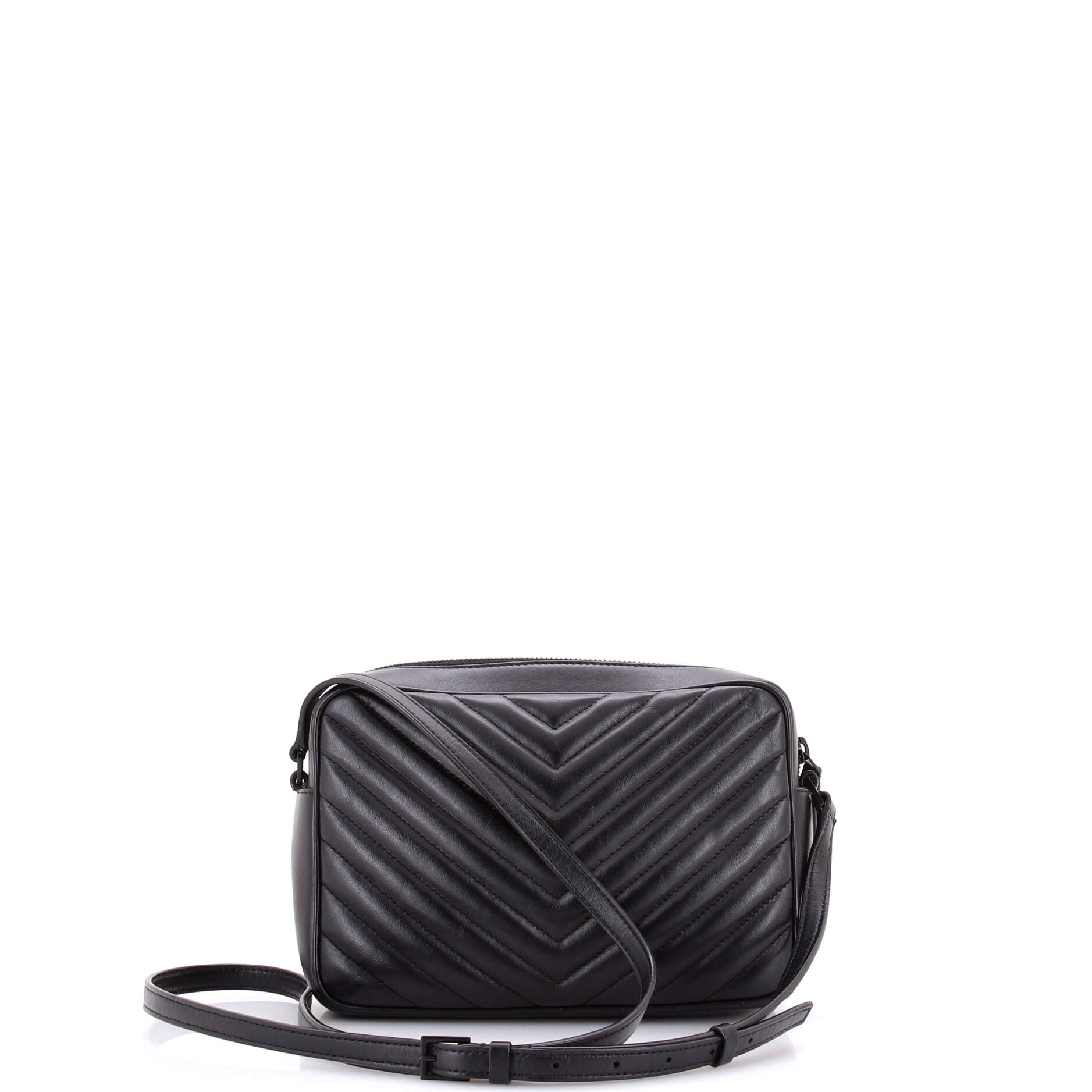 Lou Camera Bag Matelasse Chevron Leather Small