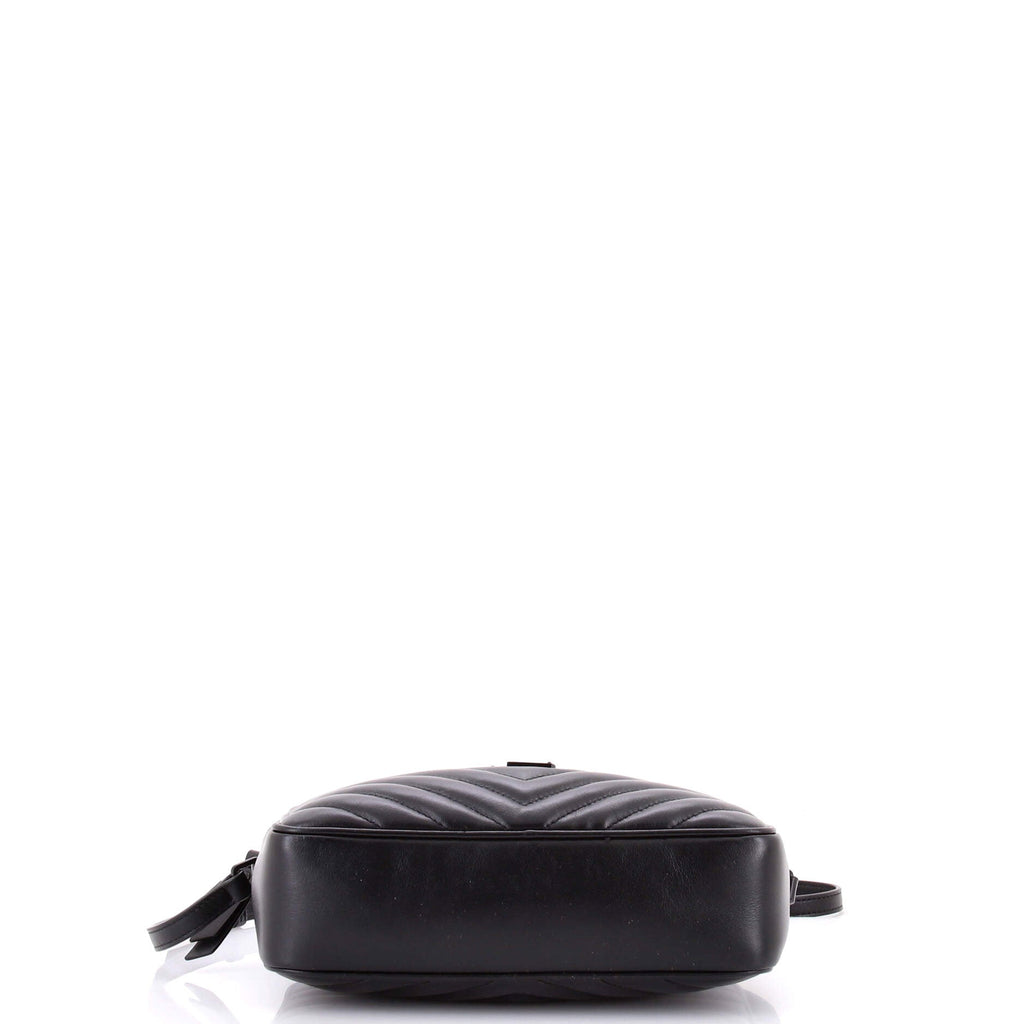 Lou Camera Bag Matelasse Chevron Leather Small
