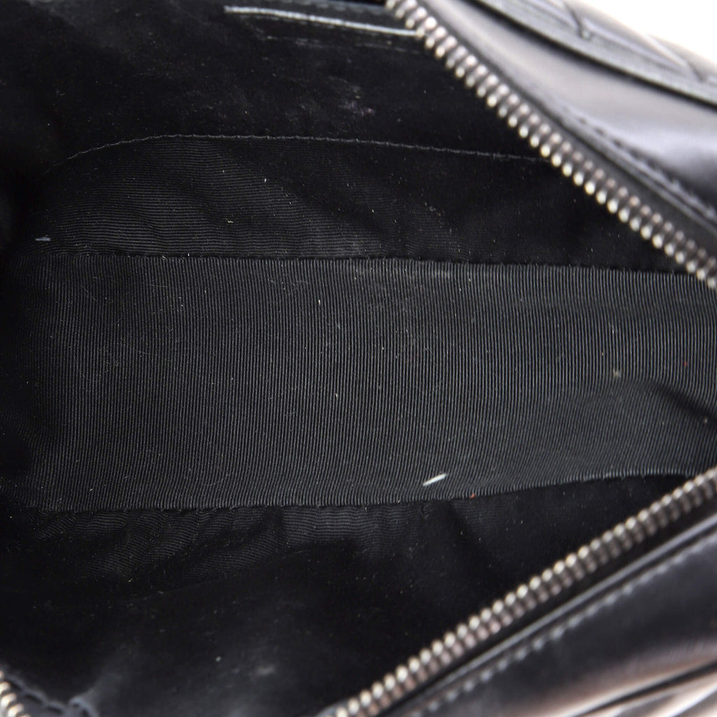 Lou Camera Bag Matelasse Chevron Leather Small