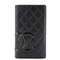 Cambon Bifold Wallet Quilted Lambskin Long