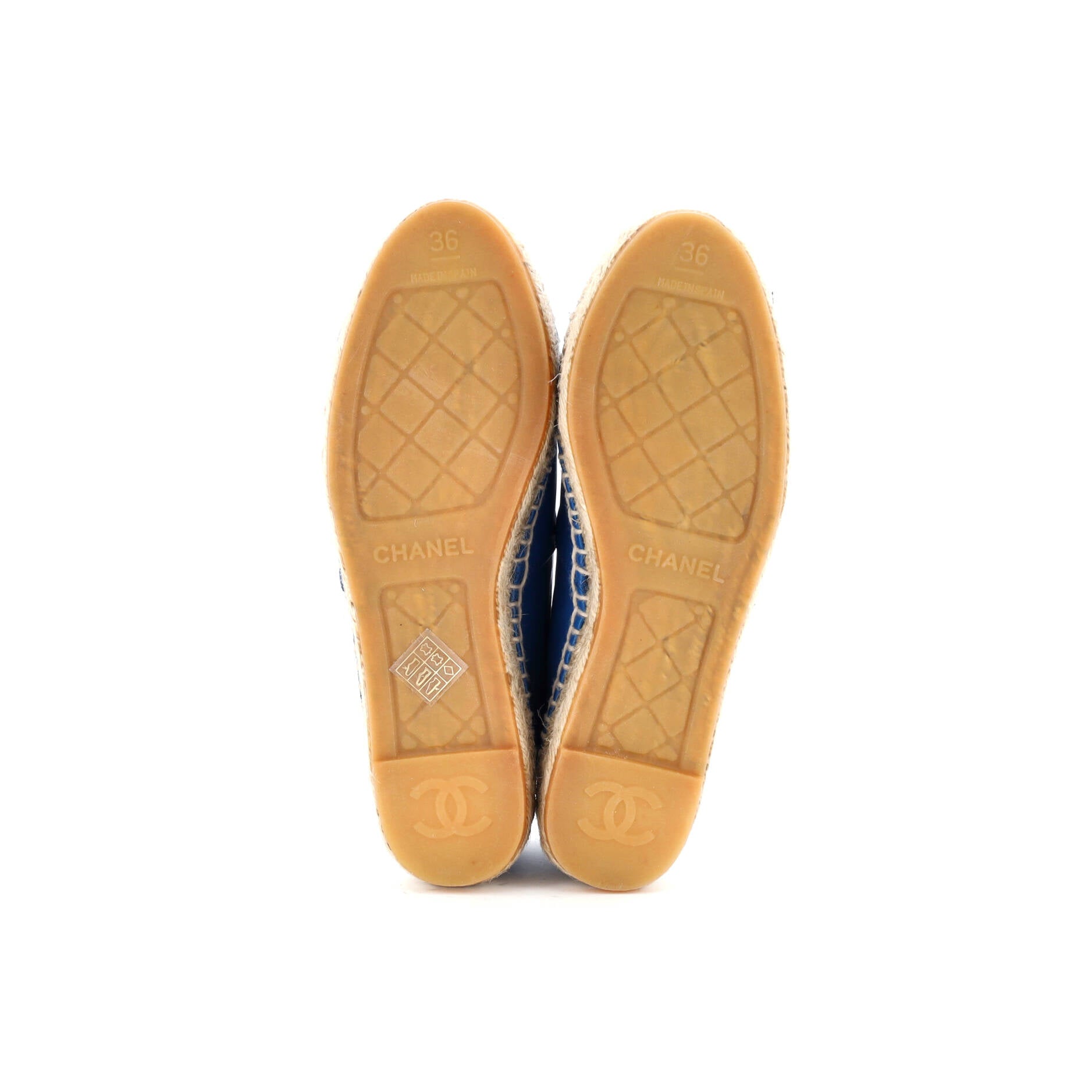 Women's CC Cap Toe Espadrilles Leather