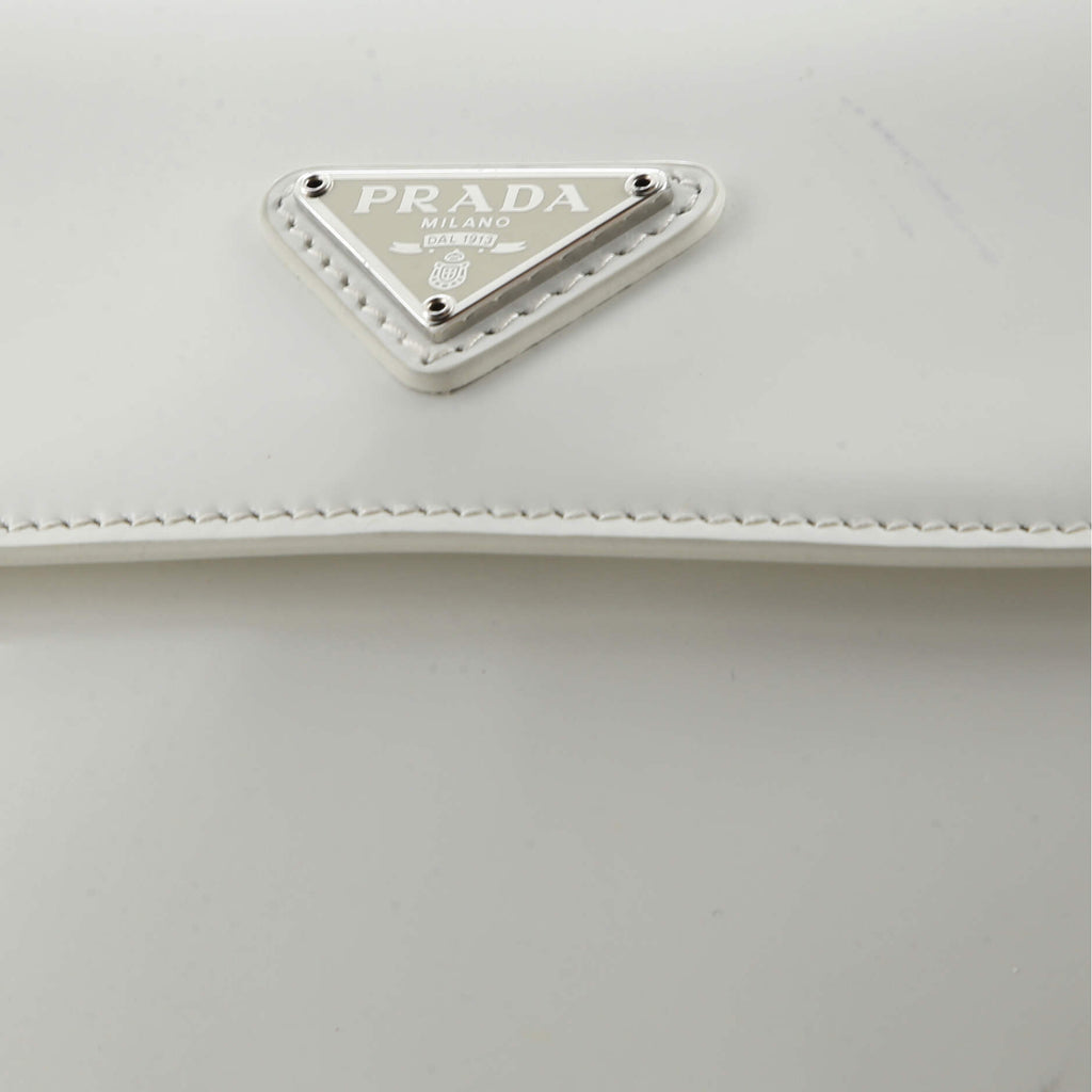 Cleo Flap Shoulder Bag Spazzolato Leather Small