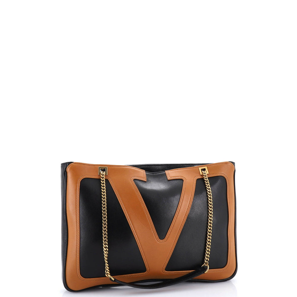 Viva Superstar Chain Tote Leather Medium