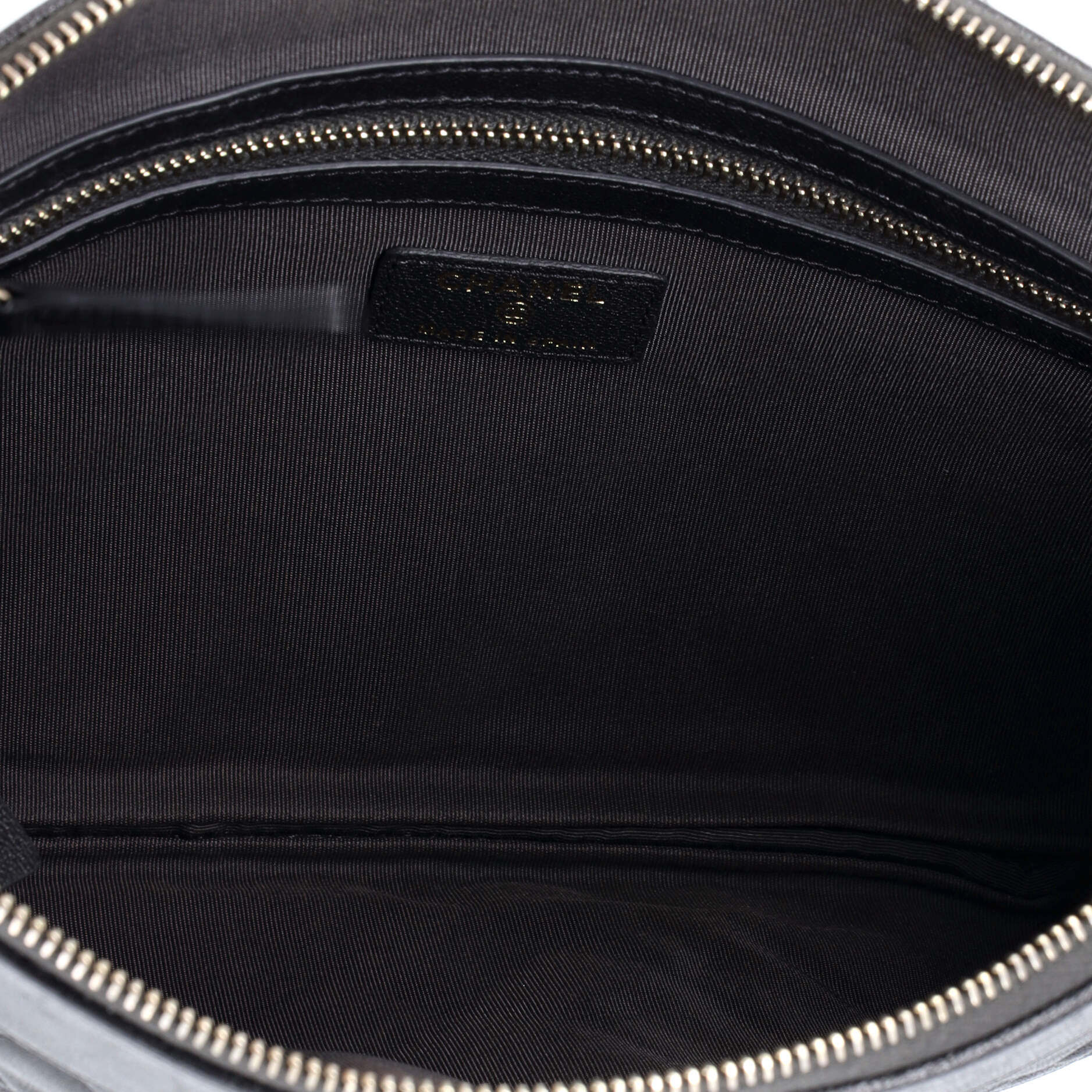 Mademoiselle Vintage O Case Clutch Quilted Sheepskin Medium