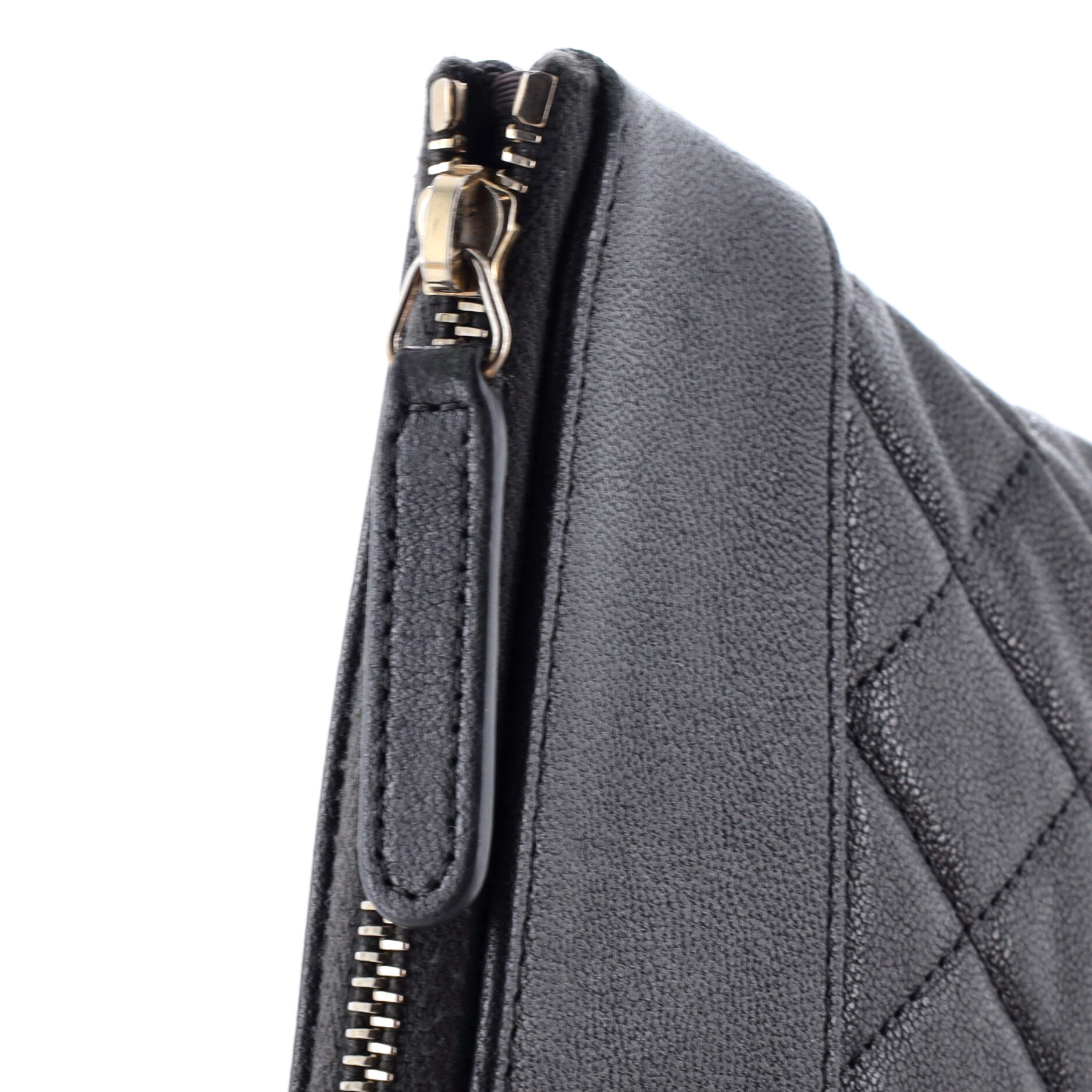 Mademoiselle Vintage O Case Clutch Quilted Sheepskin Medium