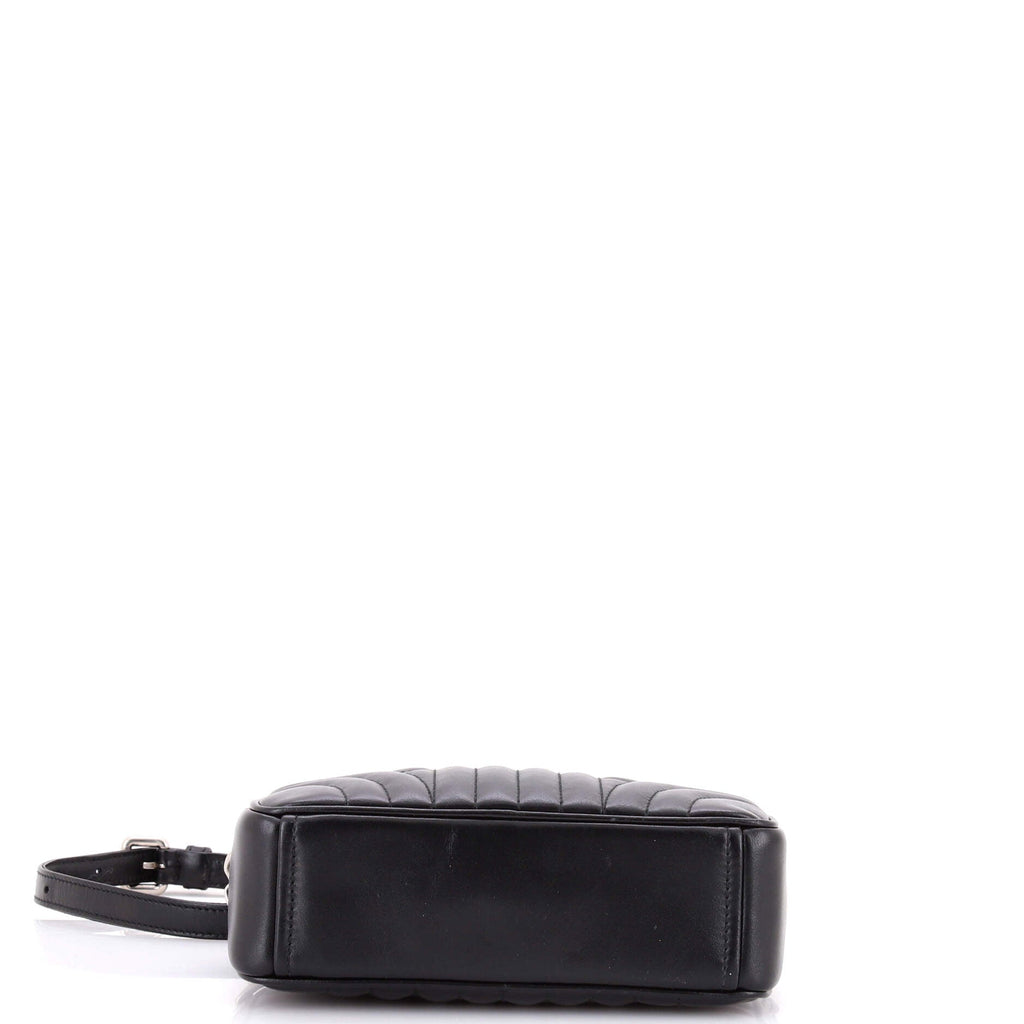 Camera Bag Diagramme Quilted Leather Small