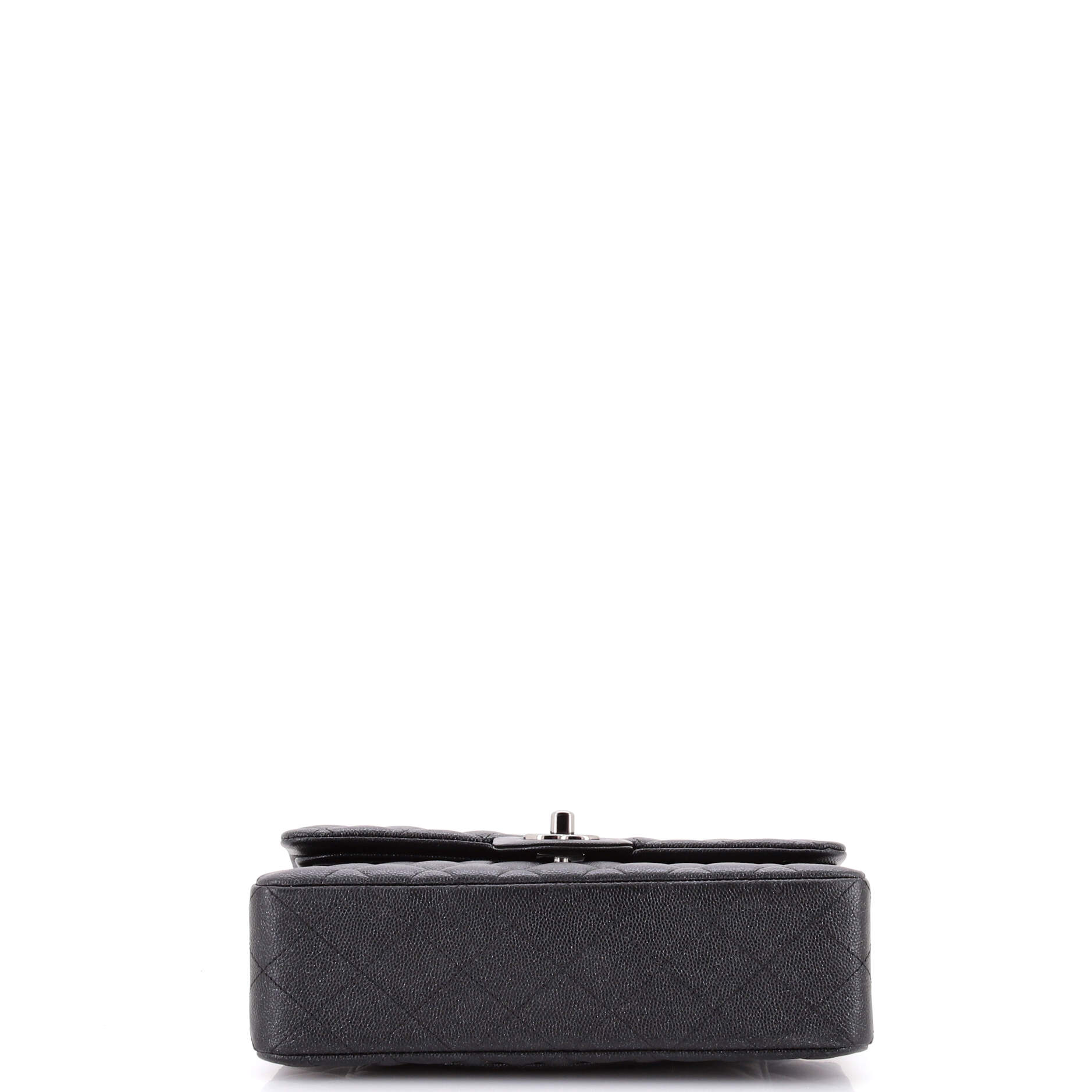 Classic Double Flap Bag Quilted Iridescent Caviar Small