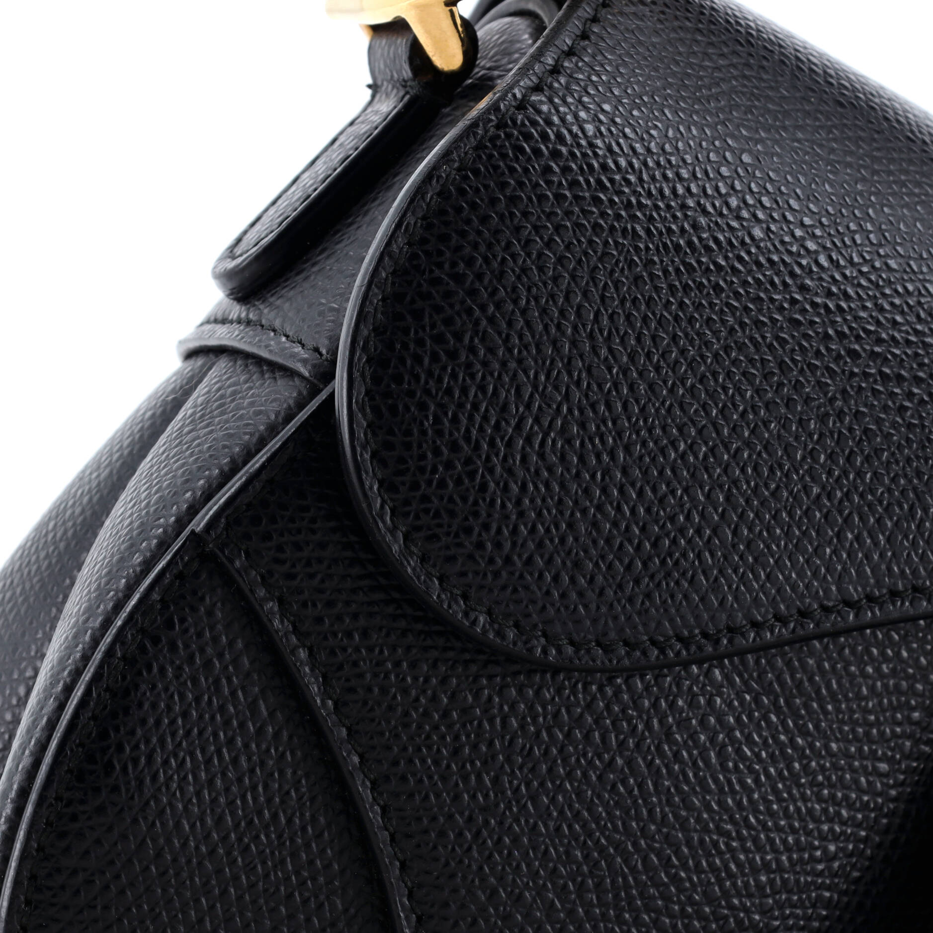 Saddle Handbag Leather Mini