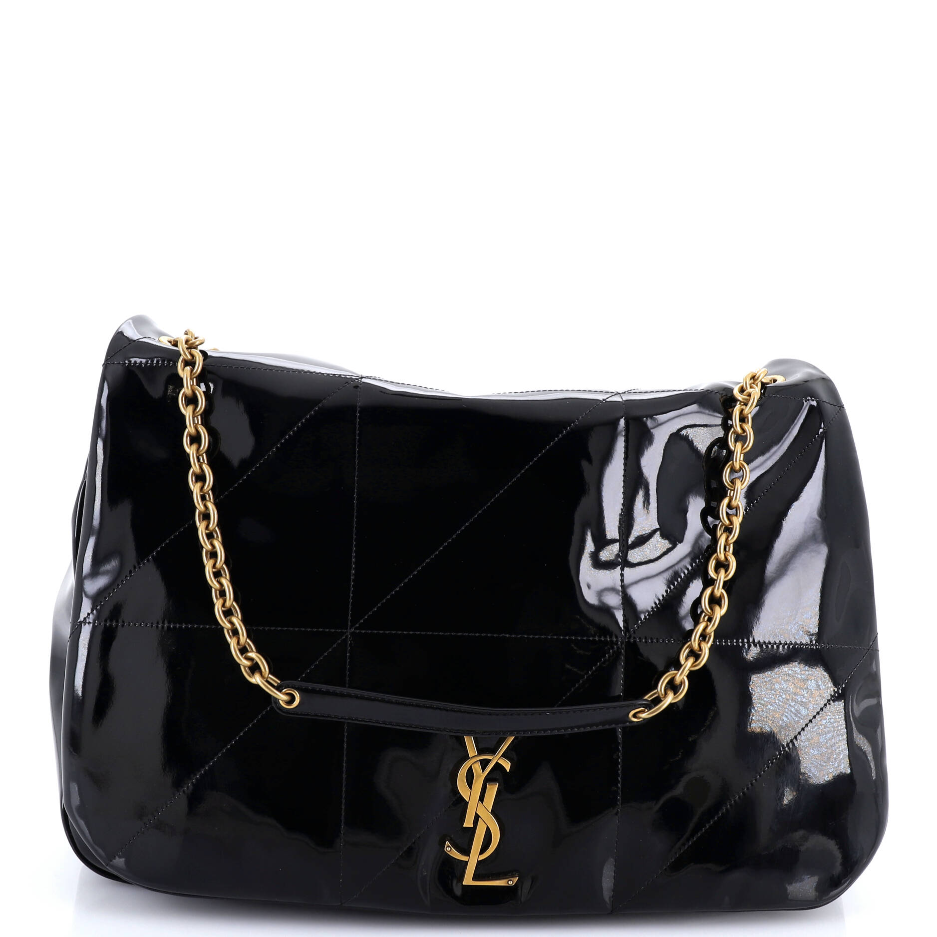 Jamie 4.3 Shoulder Bag Quilted Patent Large