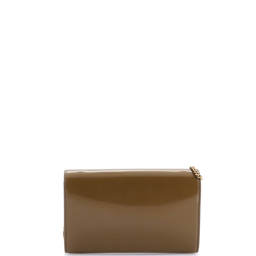 Classic Monogram Wallet on Chain Patent Small