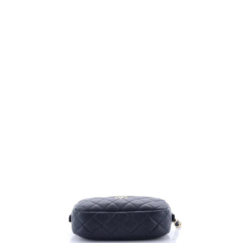 Camera Case Bag Quilted Caviar Mini