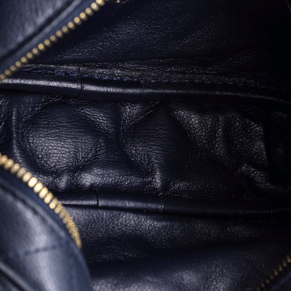 Camera Case Bag Quilted Caviar Mini