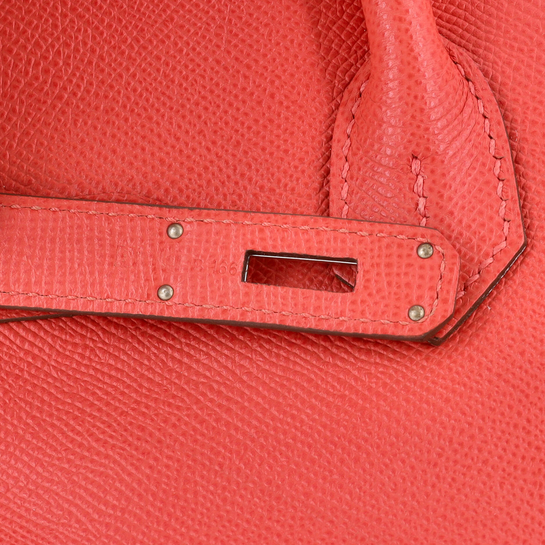 Birkin Handbag Rose Jaipur Epsom with Palladium Hardware 30