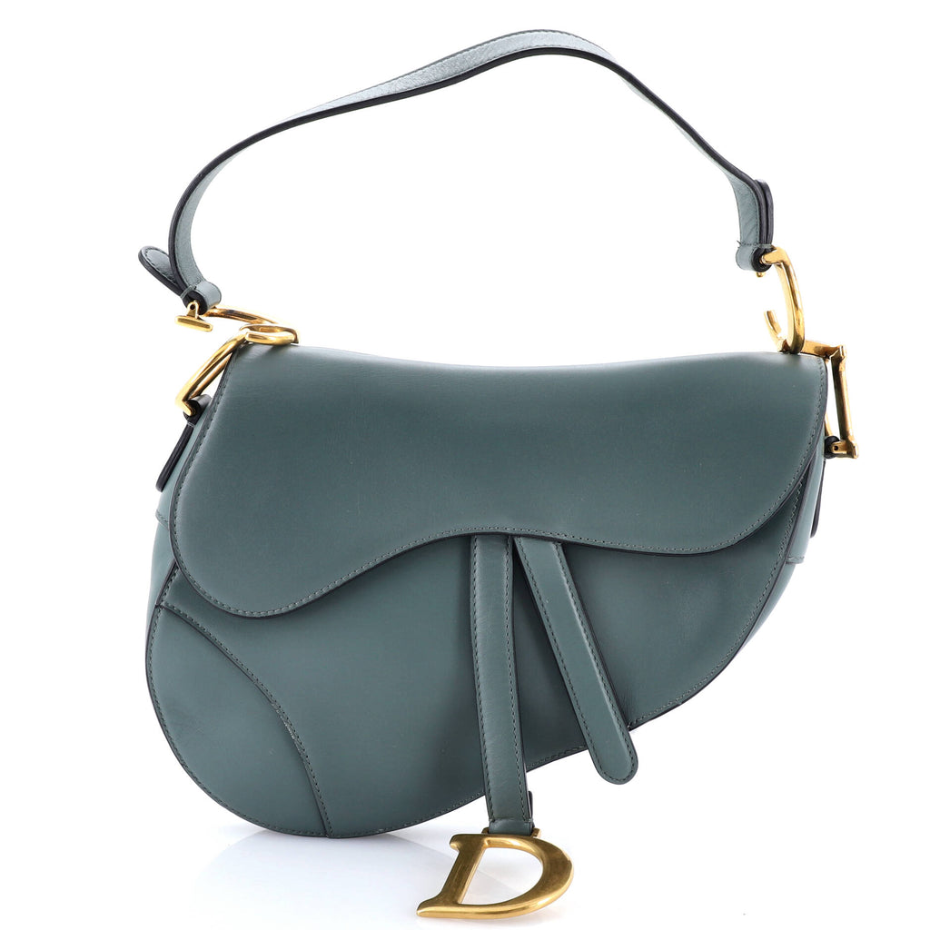 Saddle Handbag Leather Medium